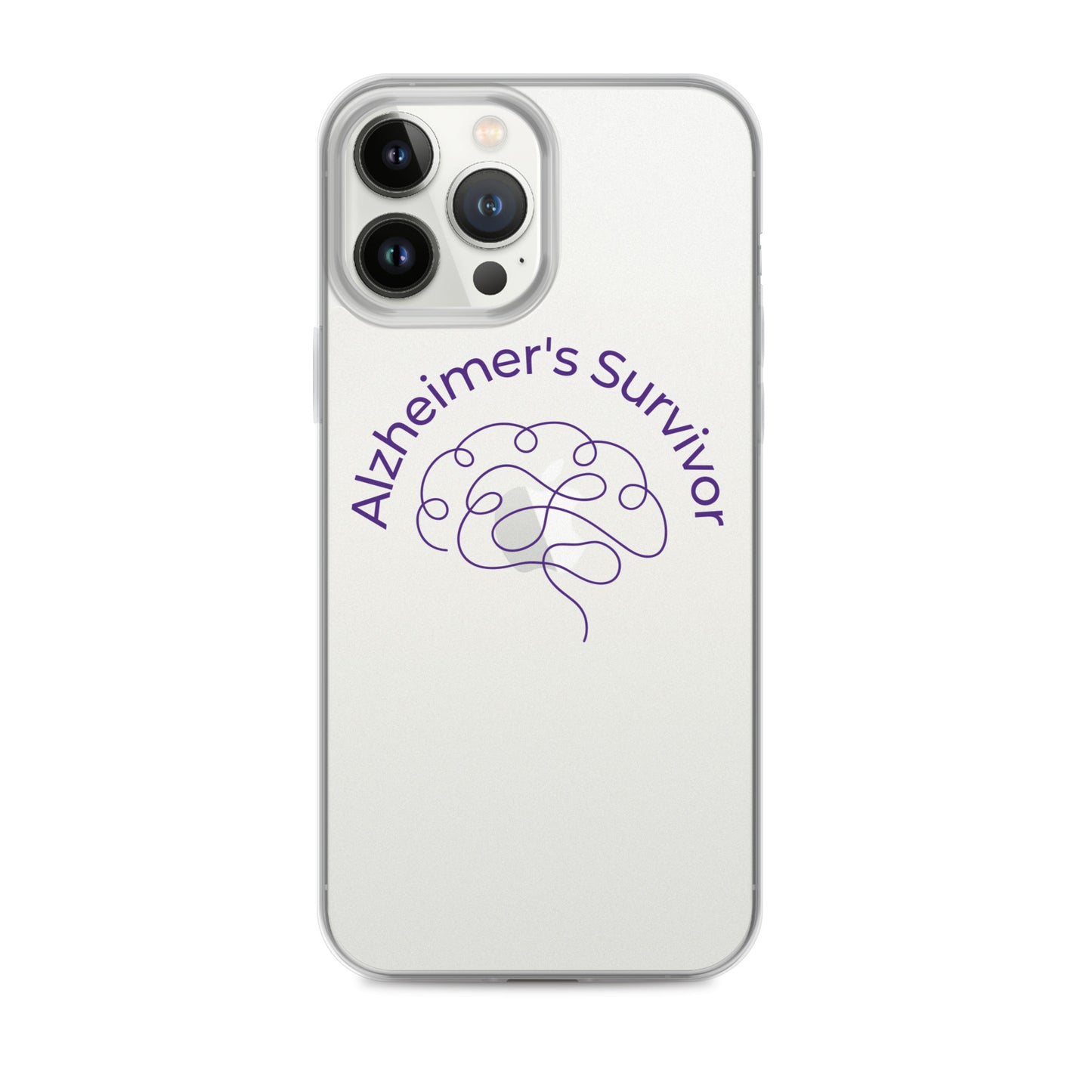 Alzheimer's Survivor Clear Case for iPhone®